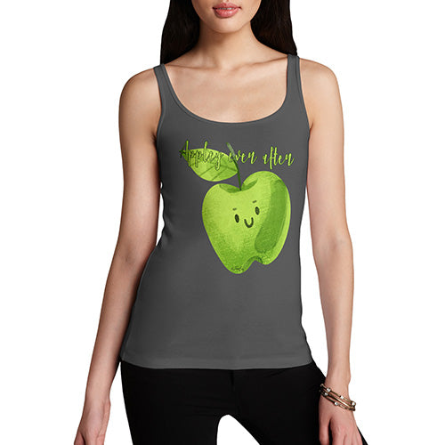 Funny Tank Top For Mom Appley Ever After Women's Tank Top Medium Dark Grey