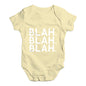 Blah Blah Blah Baby Unisex Baby Grow Bodysuit