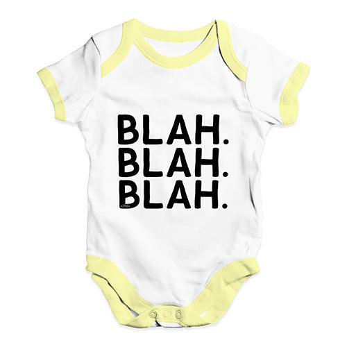 Blah Blah Blah Baby Unisex Baby Grow Bodysuit