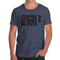 Funny T Shirts For Men Coffee, Scrubs & Gloves Men's T-Shirt Medium Navy