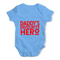 Daddy's Favourite Hero Baby Unisex Baby Grow Bodysuit