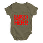 Daddy's Favourite Hero Baby Unisex Baby Grow Bodysuit