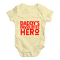 Daddy's Favourite Hero Baby Unisex Baby Grow Bodysuit