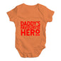 Daddy's Favourite Hero Baby Unisex Baby Grow Bodysuit