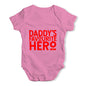 Daddy's Favourite Hero Baby Unisex Baby Grow Bodysuit