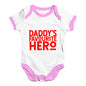 Daddy's Favourite Hero Baby Unisex Baby Grow Bodysuit