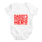 Daddy's Favourite Hero Baby Unisex Baby Grow Bodysuit