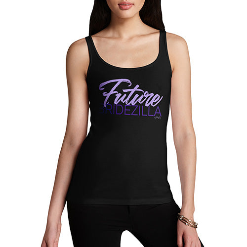 Womens Novelty Tank Top Future Bridezilla Women's Tank Top Medium Black