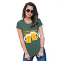 Novelty Gifts For Women Great Minds Drink A Like Women's T-Shirt X-Large Bottle Green