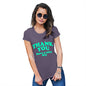 Womens Novelty T Shirt Thank You Have A Nice Day Women's T-Shirt Small Plum