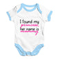 Her Name Is Mummy Baby Unisex Baby Grow Bodysuit