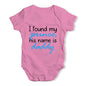 His Name Is Daddy Baby Unisex Baby Grow Bodysuit