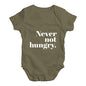 Never Not Hungry Baby Unisex Baby Grow Bodysuit