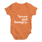 Never Not Hungry Baby Unisex Baby Grow Bodysuit