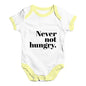 Never Not Hungry Baby Unisex Baby Grow Bodysuit