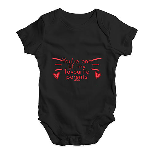 One Of My Favourite Parents Baby Unisex Baby Grow Bodysuit