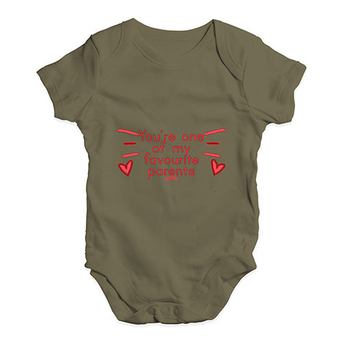 One Of My Favourite Parents Baby Unisex Baby Grow Bodysuit