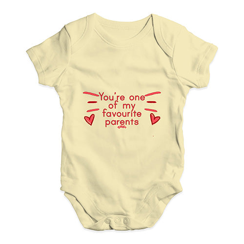 One Of My Favourite Parents Baby Unisex Baby Grow Bodysuit