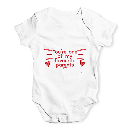 One Of My Favourite Parents Baby Unisex Baby Grow Bodysuit