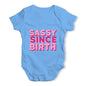 Sassy Since Birth Baby Unisex Baby Grow Bodysuit