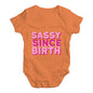 Sassy Since Birth Baby Unisex Baby Grow Bodysuit