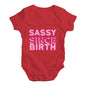 Sassy Since Birth Baby Unisex Baby Grow Bodysuit