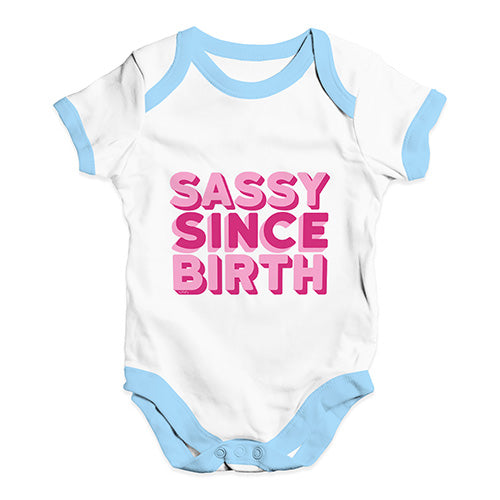 Sassy Since Birth Baby Unisex Baby Grow Bodysuit