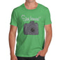 Funny T Shirts For Men Stay Focused Men's T-Shirt X-Large Green