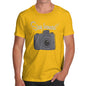 Funny Tshirts For Men Stay Focused Men's T-Shirt Large Yellow