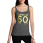 Women Funny Sarcasm Tank Top Super At Sixty Women's Tank Top Medium Dark Grey