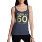 Novelty Tank Top Women Super At Sixty Women's Tank Top Small Navy