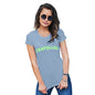 Funny T Shirts For Women Traveller Women's T-Shirt Large Sky Blue