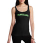 Womens Novelty Tank Top Christmas Traveller Women's Tank Top Small Black