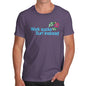 Novelty Tshirts Men Work Sucks Surf Instead Men's T-Shirt X-Large Plum