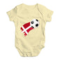 Denmark Football Soccer Flag Paint Splat Baby Unisex Baby Grow Bodysuit