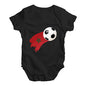 Morocco Football Soccer Flag Paint Splat Baby Unisex Baby Grow Bodysuit