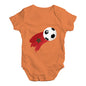 Morocco Football Soccer Flag Paint Splat Baby Unisex Baby Grow Bodysuit