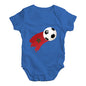 Morocco Football Soccer Flag Paint Splat Baby Unisex Baby Grow Bodysuit