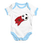 Morocco Football Soccer Flag Paint Splat Baby Unisex Baby Grow Bodysuit