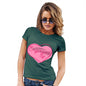 Novelty Tshirts Women Engaged AF Women's T-Shirt Large Bottle Green