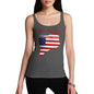 Funny Tank Tops For Women Greetings From Connecticut USA Flag Women's Tank Top Small Dark Grey