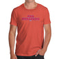 Funny Tee Shirts For Men All American Men's T-Shirt Large Orange