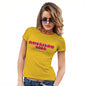 Funny T-Shirts For Women American Girl Women's T-Shirt Large Yellow