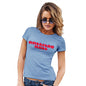 Womens Novelty T Shirt Christmas American Made Women's T-Shirt Medium Sky Blue