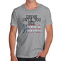 Funny T-Shirts For Guys Drink Until You See Stars And Stripes Men's T-Shirt Small Light Grey