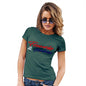 Funny Gifts For Women Fireworks & Freedom Women's T-Shirt Medium Bottle Green