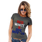 Womens Humor Novelty Graphic Funny T Shirt Red, White & Due Personalised Women's T-Shirt X-Large Khaki