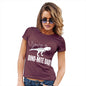 Funny Tee Shirts For Women You're A Dino-Mite Dad! Women's T-Shirt X-Large Burgundy