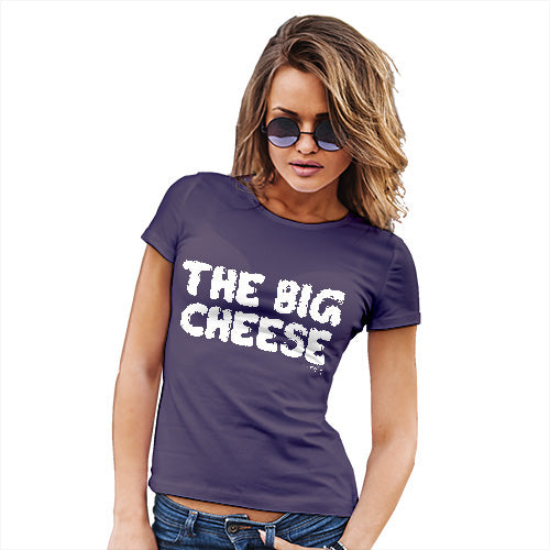 Novelty Gifts For Women The Big Cheese Women's T-Shirt X-Large Plum