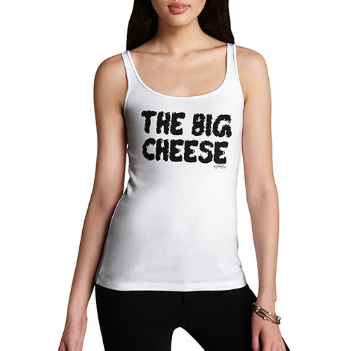 Womens Novelty Tank Top The Big Cheese Women's Tank Top Medium White